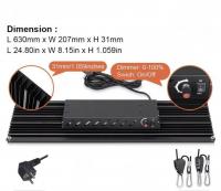 LED панель с диммером Quantum board 240 Вт Samsung lm301h+Osram 660-4