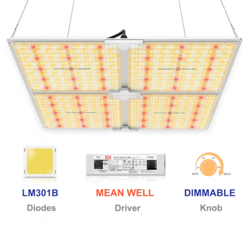 Фото LED панель Spider farmer SF4000 480w Samsung LM301b Cree XPE