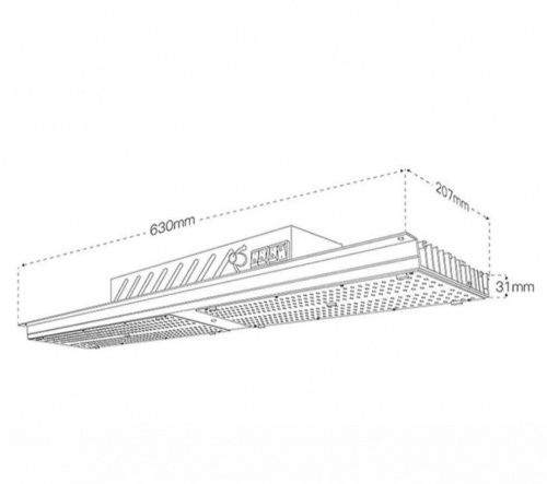 Фото LED панель с диммером Quantum board 240 Вт Samsung lm301h+Osram 660