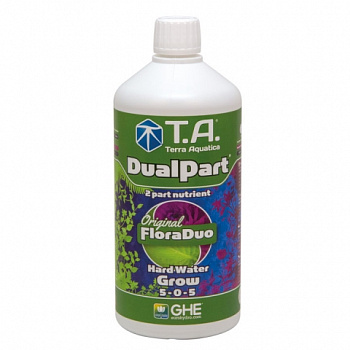 Фото анонса Удобрение Terra Aquatica DualPart Grow Hard Water (для жесткой воды) 