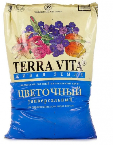 Фото Грунт Terra Vita Живая земля цветочная