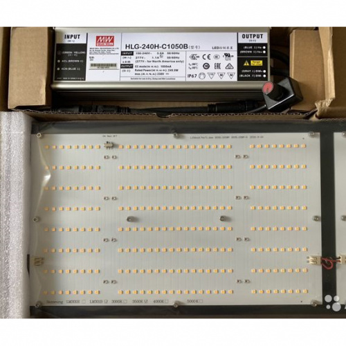 Фото LED панель с диммером Quantum board 240 Вт Samsung lm301b+660nm smd 3535