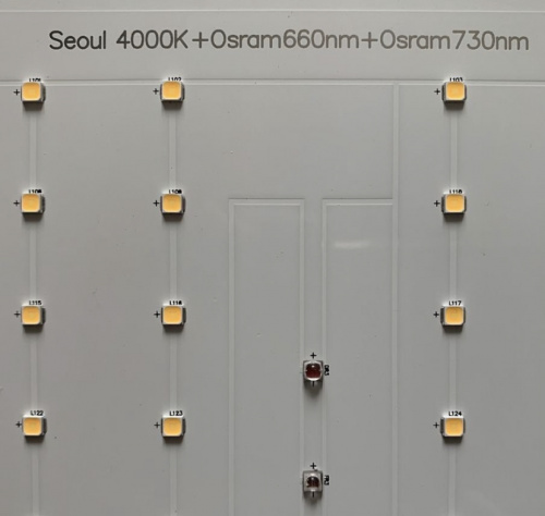 Фото LED панель Quantum board Seoul 160 Вт 4000К+660nm+730nm