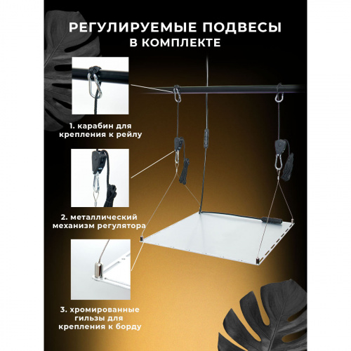Фото LED светильник Growitation One 150w Samsung lm301h(3000K+4000K)+660nm