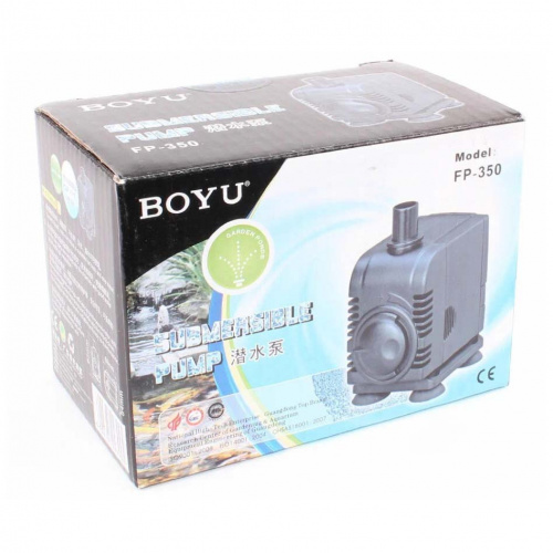 Фото Помпа BOYU FP-350 c регулятором потока (350 л/ч. h0.8 м. Ø13 мм)