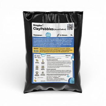 Фото анонса Керамзит Simplex ClayPebbles 