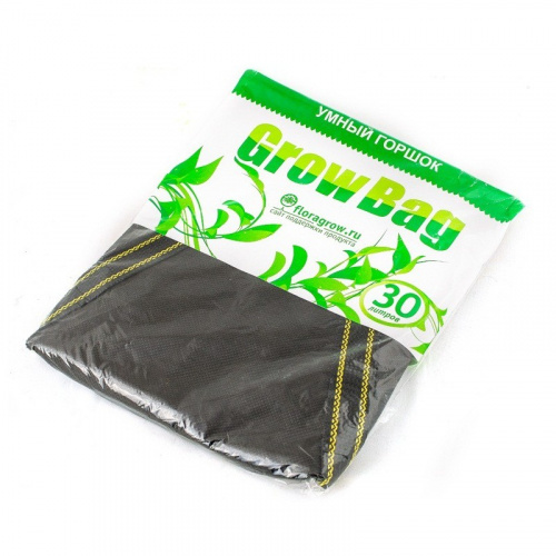 Фото Текстильный горшок для цветов Grow Bag 30л 